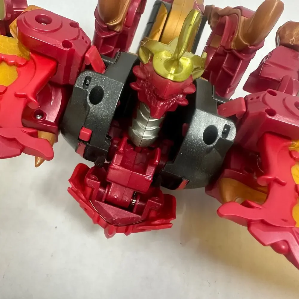 Spinmaster BAKUGAN DRAGONOID Infinity Transforming Figure Large Red Dragon Wings